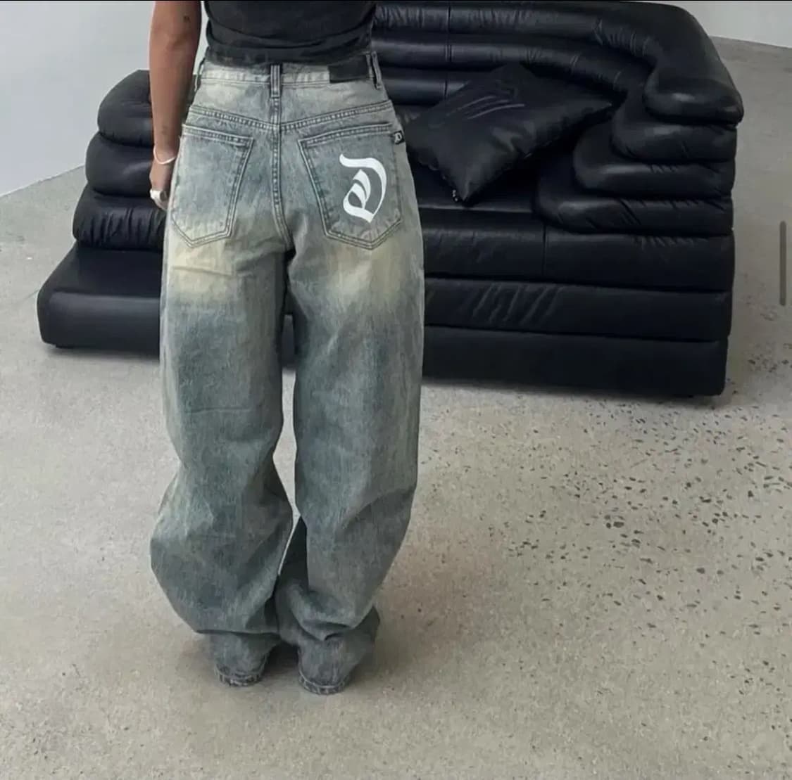 오도어 토니 와이드 데님팬츠 2사이즈 상품이미지2