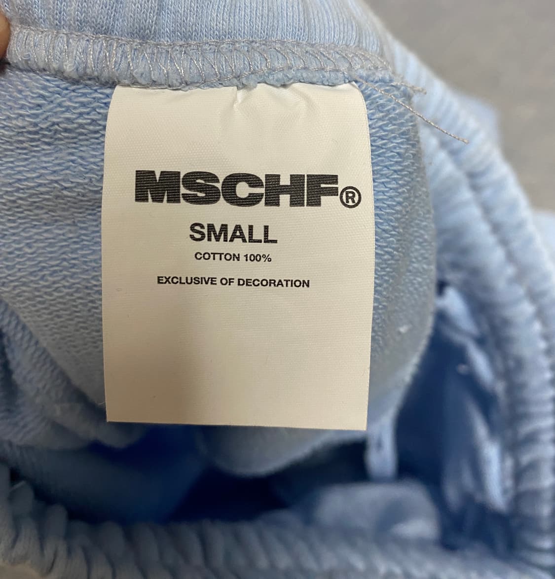 미스치프 조거 스웻팬츠 스카이블루 S 상품이미지4