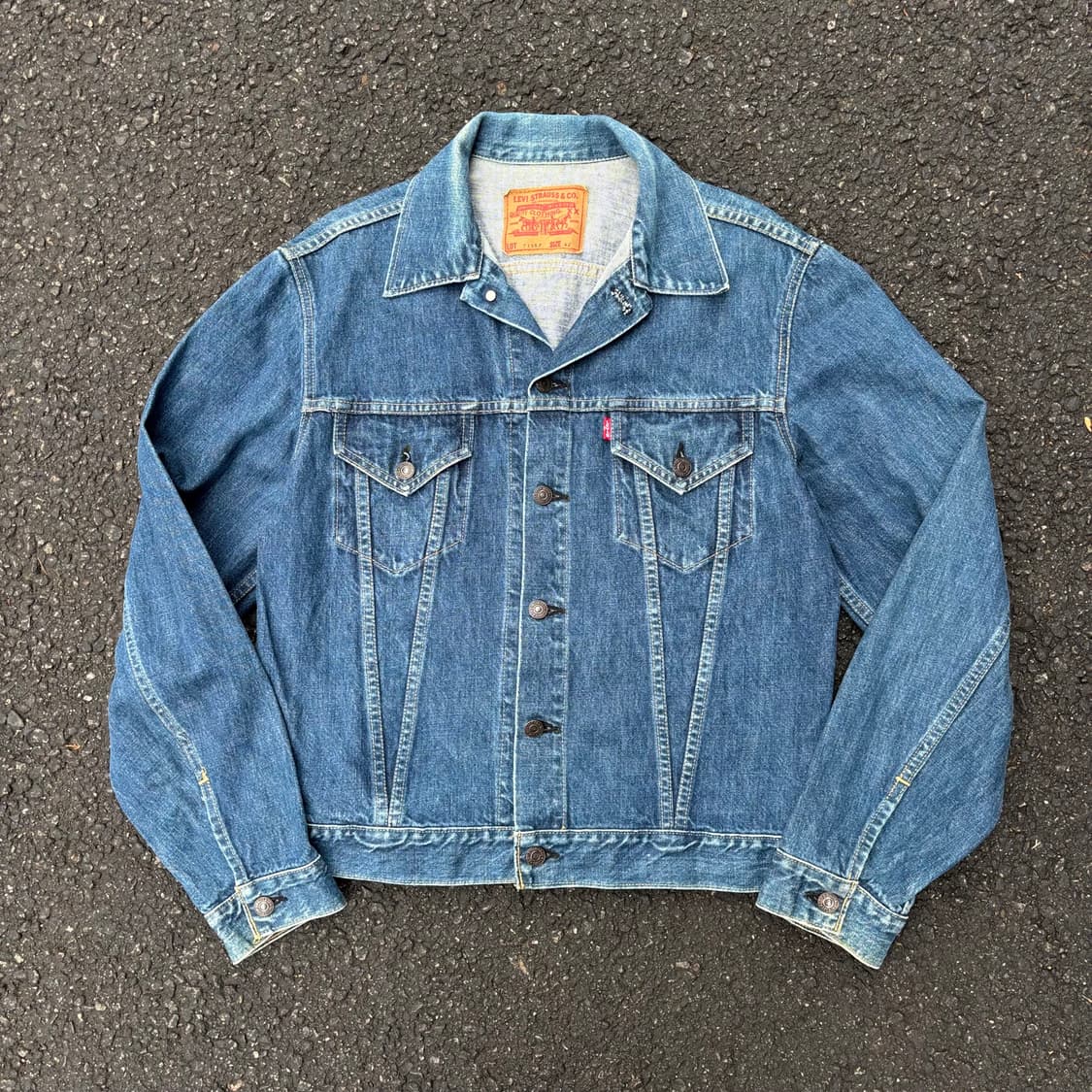 90년대 일본 lvc 71557 빅e 트러커 자켓 상품이미지1