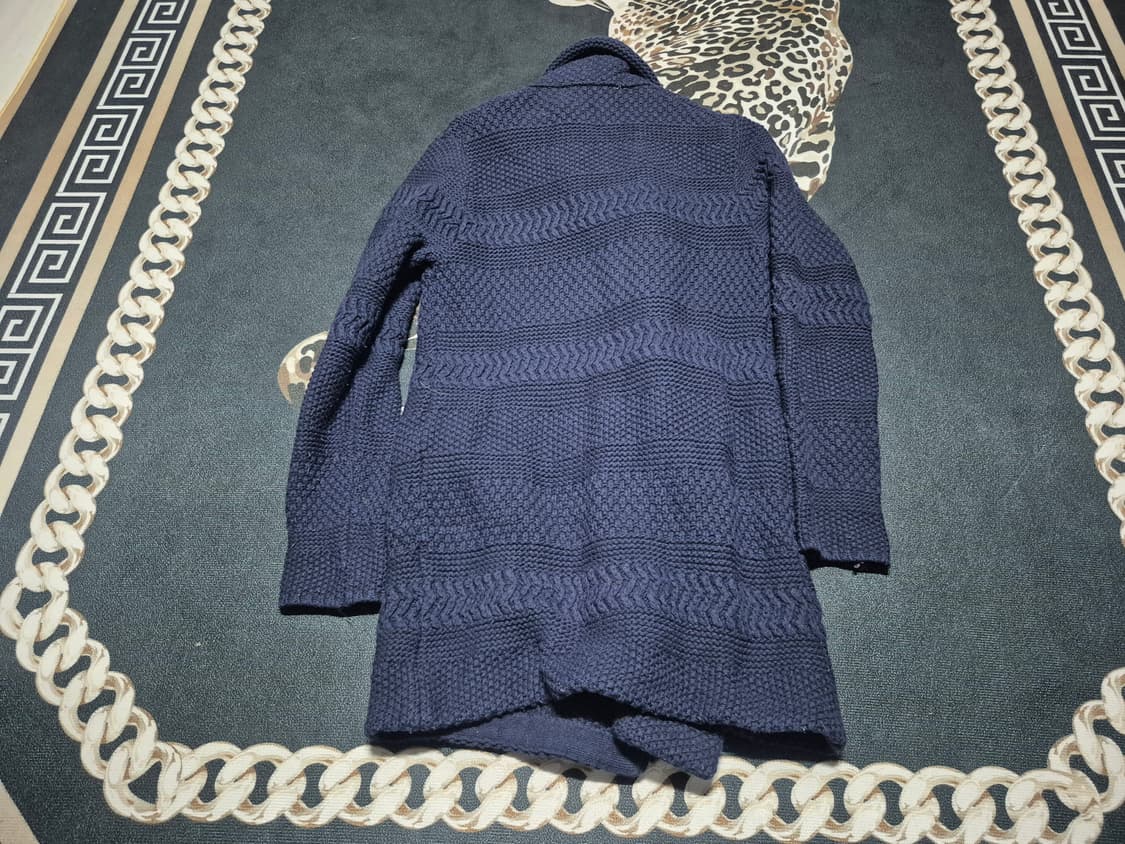 (별그대 도민준 착용)솔리드옴므 13F/W 더블 브레스티드 니트 코트 L 상품이미지3