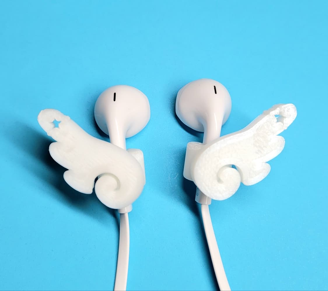 엔젤 날개 줄이어폰 장식 악세사리 y2k 상품이미지1