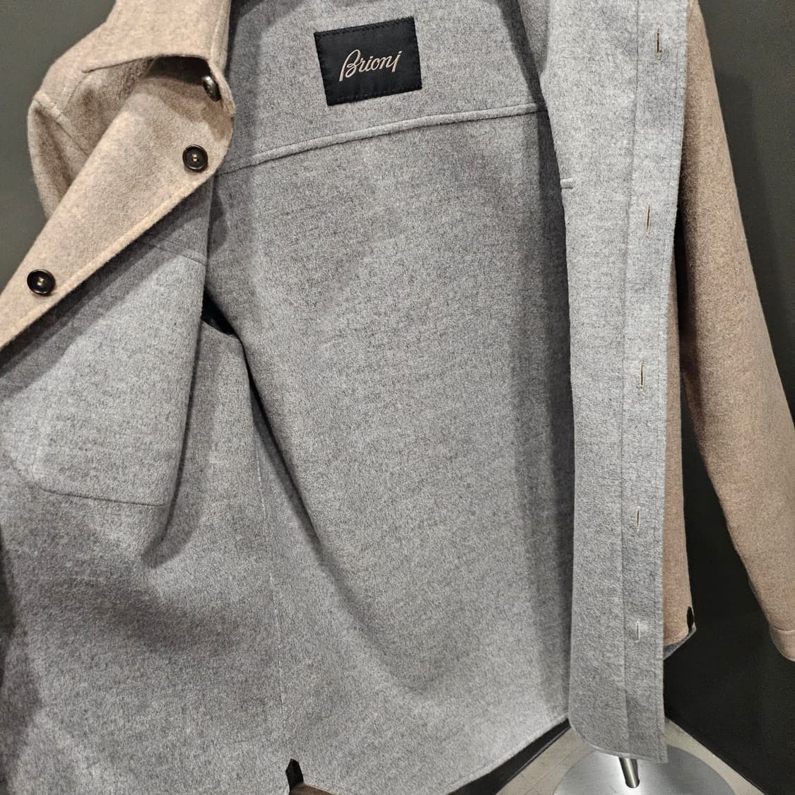 브리오니 더플 스플릿 울 배가본드 신상 셔츠자켓 상품이미지6