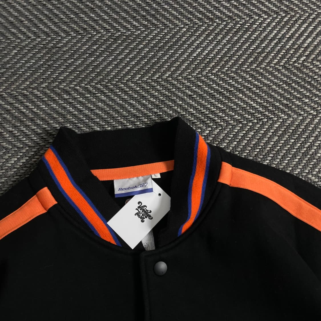 00s 리복 NBA 뉴욕 닉스 올드스쿨 바시티 자켓o 3752 상품이미지5