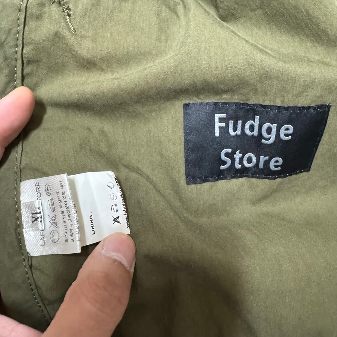 라퍼지스토어 카키 피쉬테일 자켓 상품이미지4