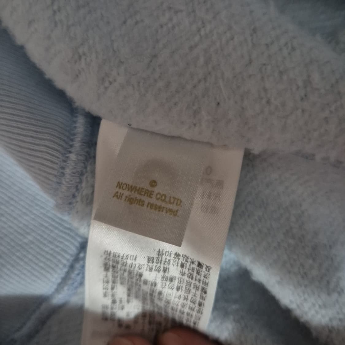 베이프 블루 후드집업 상품이미지7