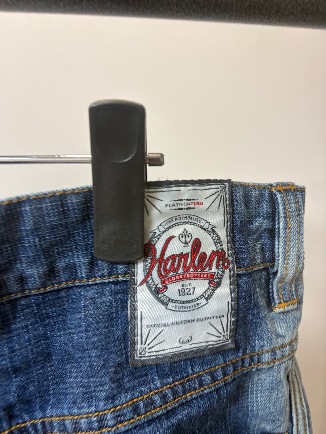 (34) FUBU 플래티넘 후부 올드스쿨 힙합 데님팬츠 상품이미지5