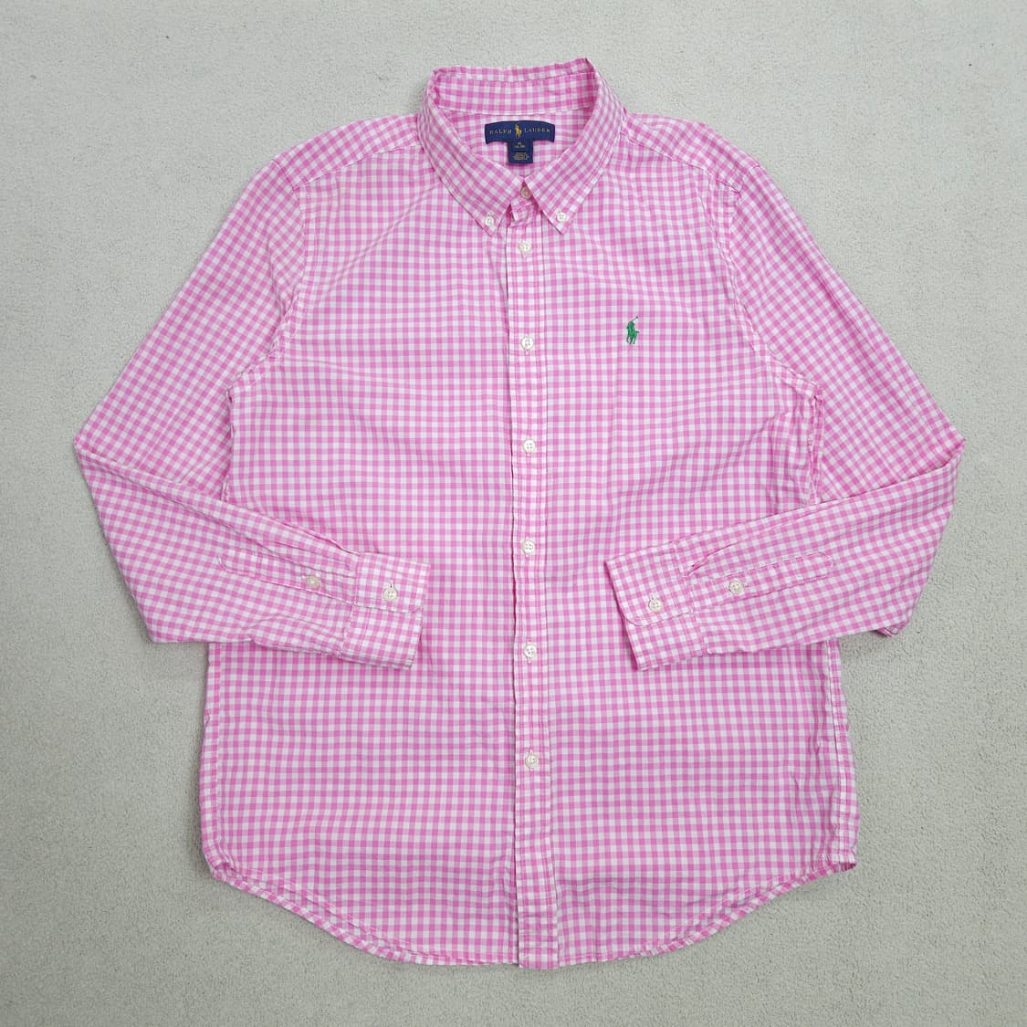 폴로 랄프 로렌 신형 체크 셔츠 XL18-20 상품이미지1