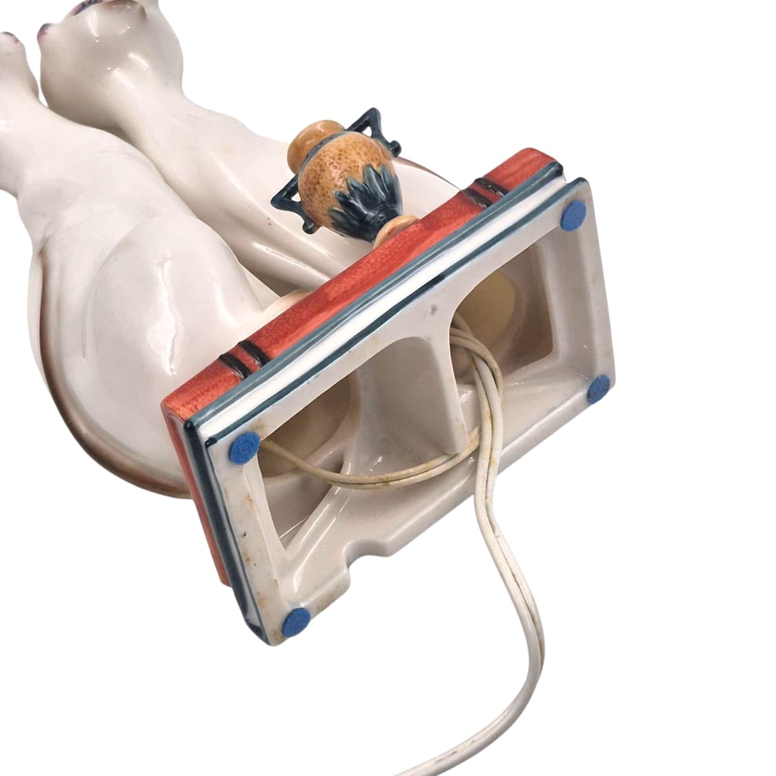 50s 오리지널 가토 공예 고양이 피겨린 램프 상품이미지8