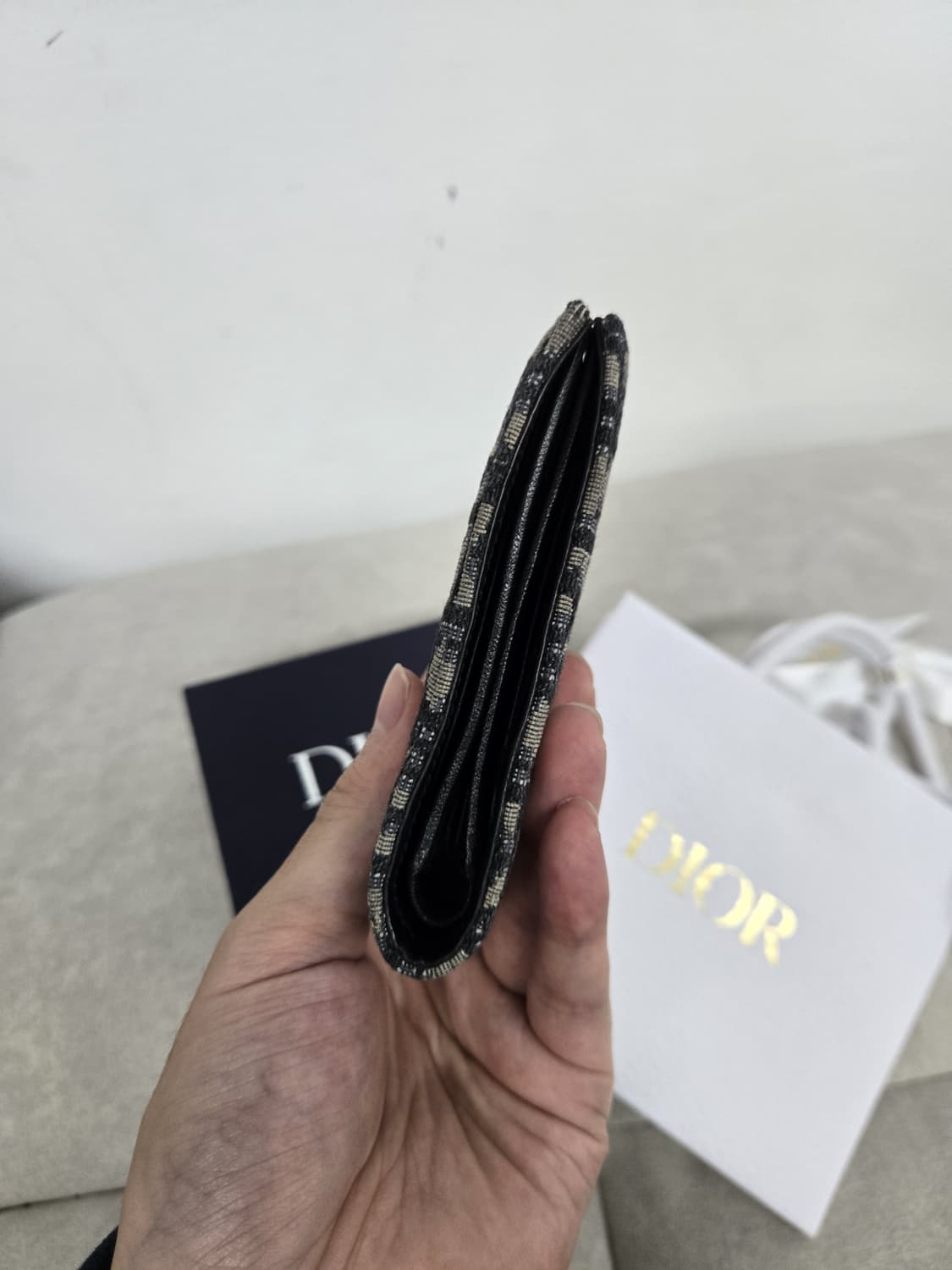 [보증서 정품]디올 오블리크 반지갑 상품이미지3
