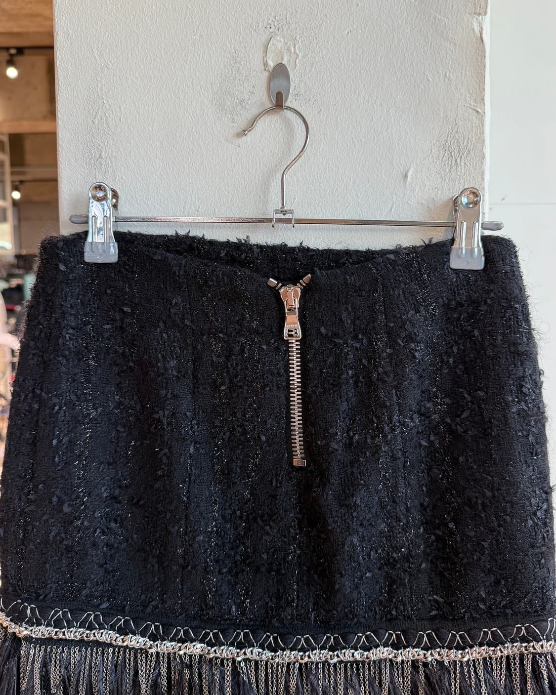 발망 블랙 트위드 미니스커트  상품이미지6