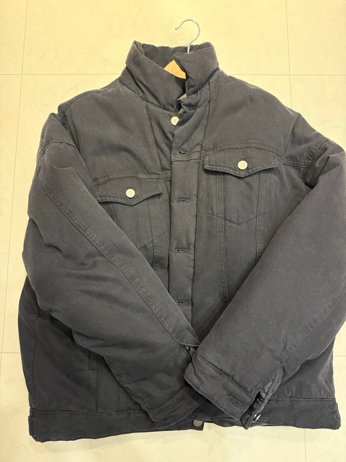 mngu 패딩 트러커 자켓 상품이미지1