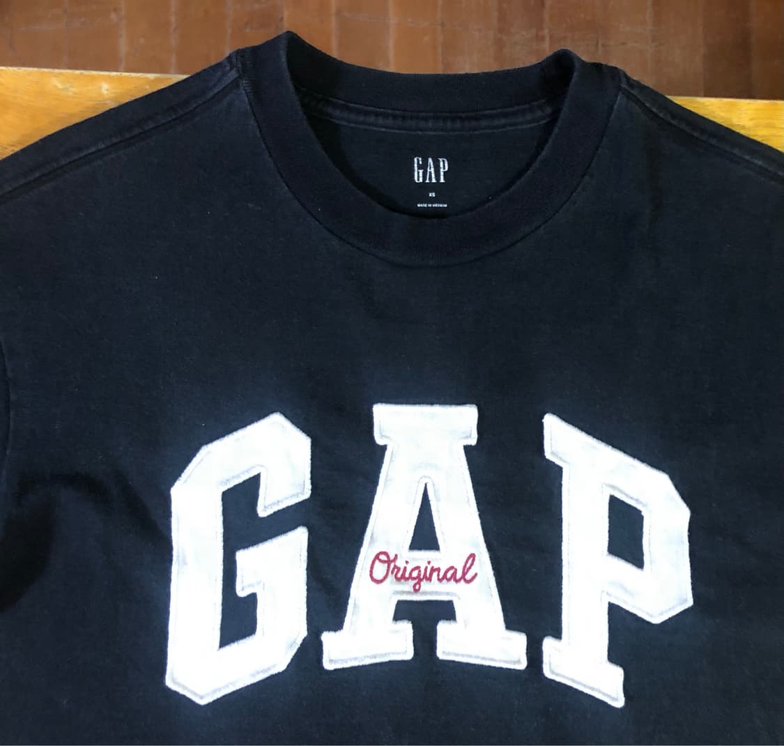 GAP 오리지널 로고 반팔티 XS 블랙 상품이미지2