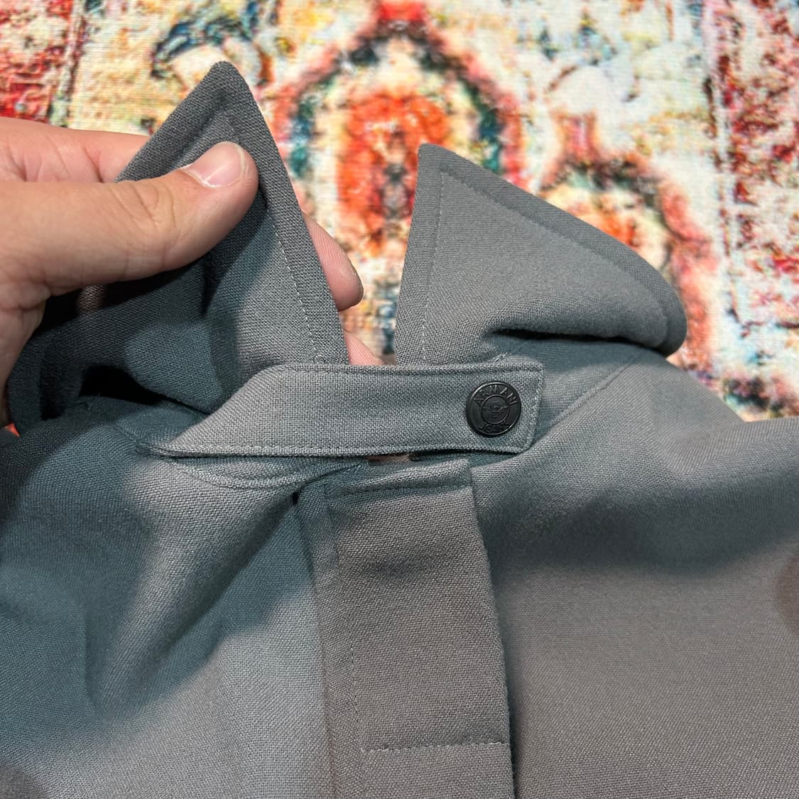 [M] 90s 아르마니 made in italy 셔츠자켓 상품이미지5