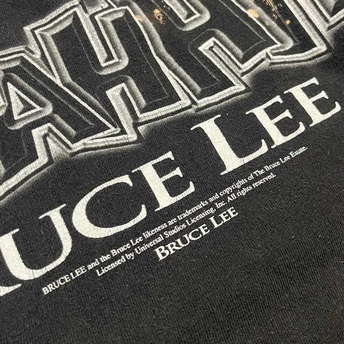 90s 브루스리 프린팅 티셔츠 (105) 상품이미지3