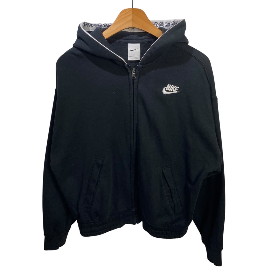 나이키 블랙 후드집업 상품이미지2