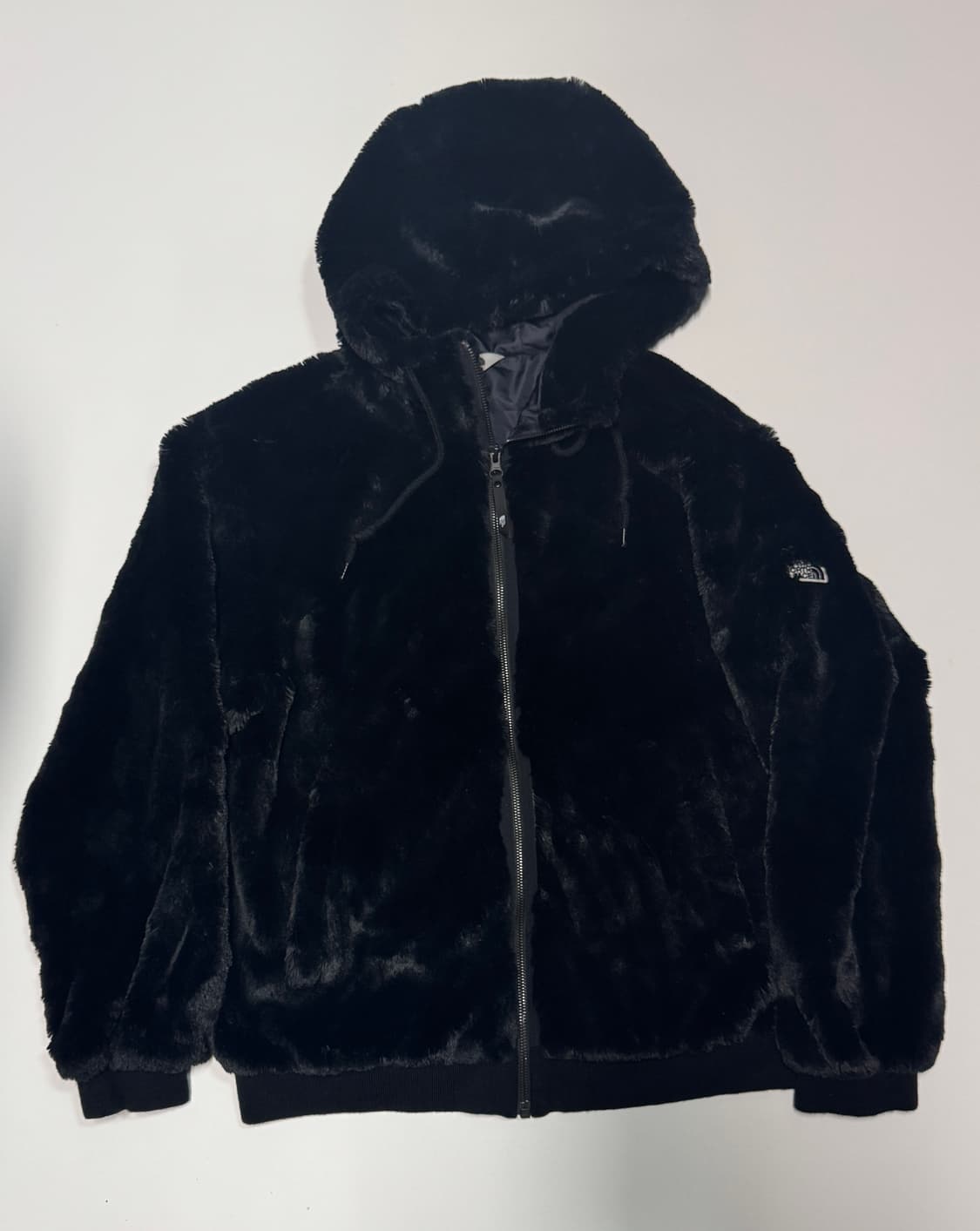 여성 노스페이스 아노트 페이크 퍼 후드집업 L 상품이미지1