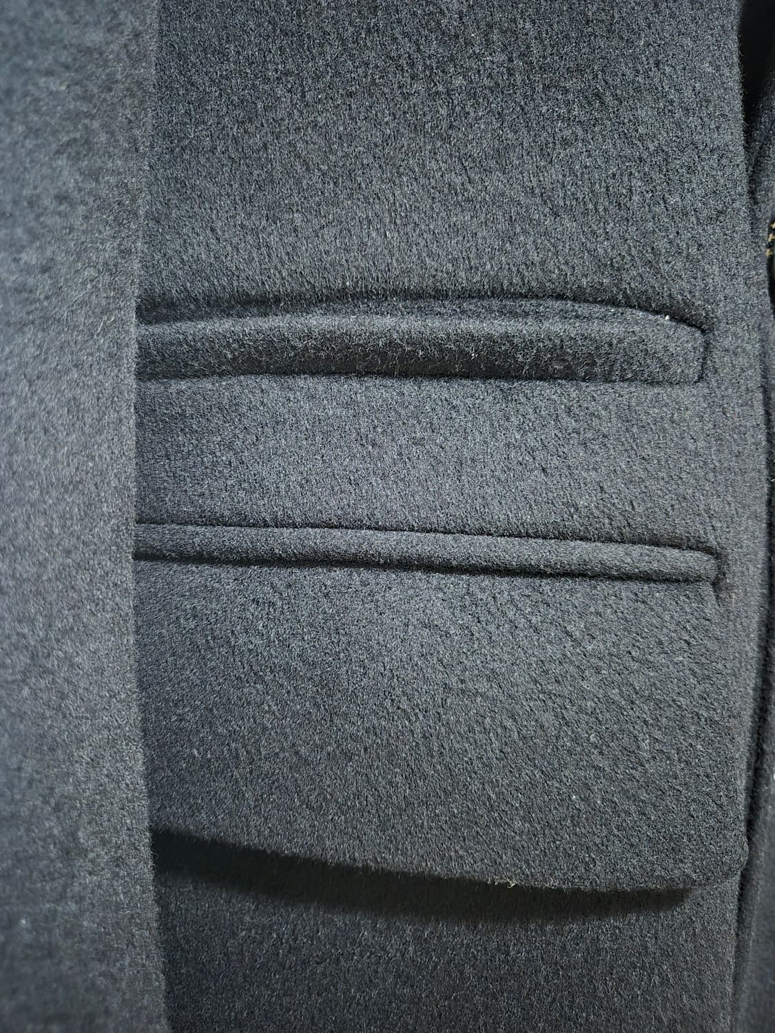 토니웩 캐시미어 더블브레스티드 코트 블랙 L 상품이미지4