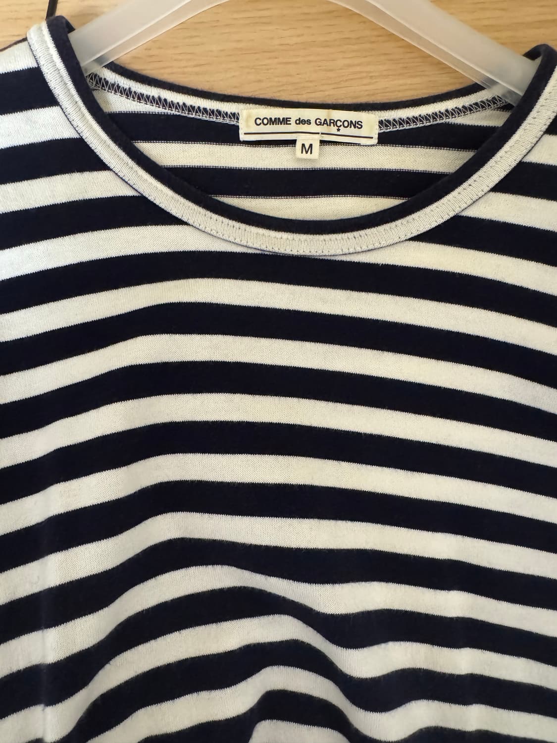 꼼데가르송 스트라이프 긴팔 티셔츠 M 상품이미지1