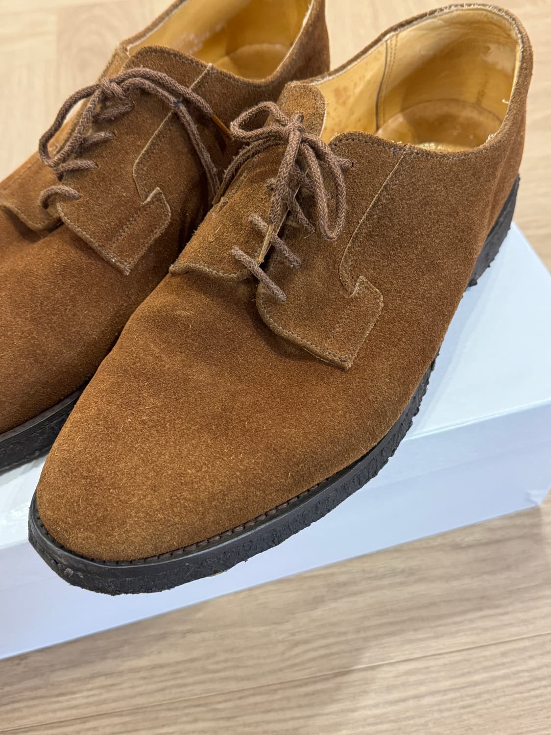 클락스 메이드인UK 스웨이드 더비 슈즈 - 8.5사이즈 상품이미지2