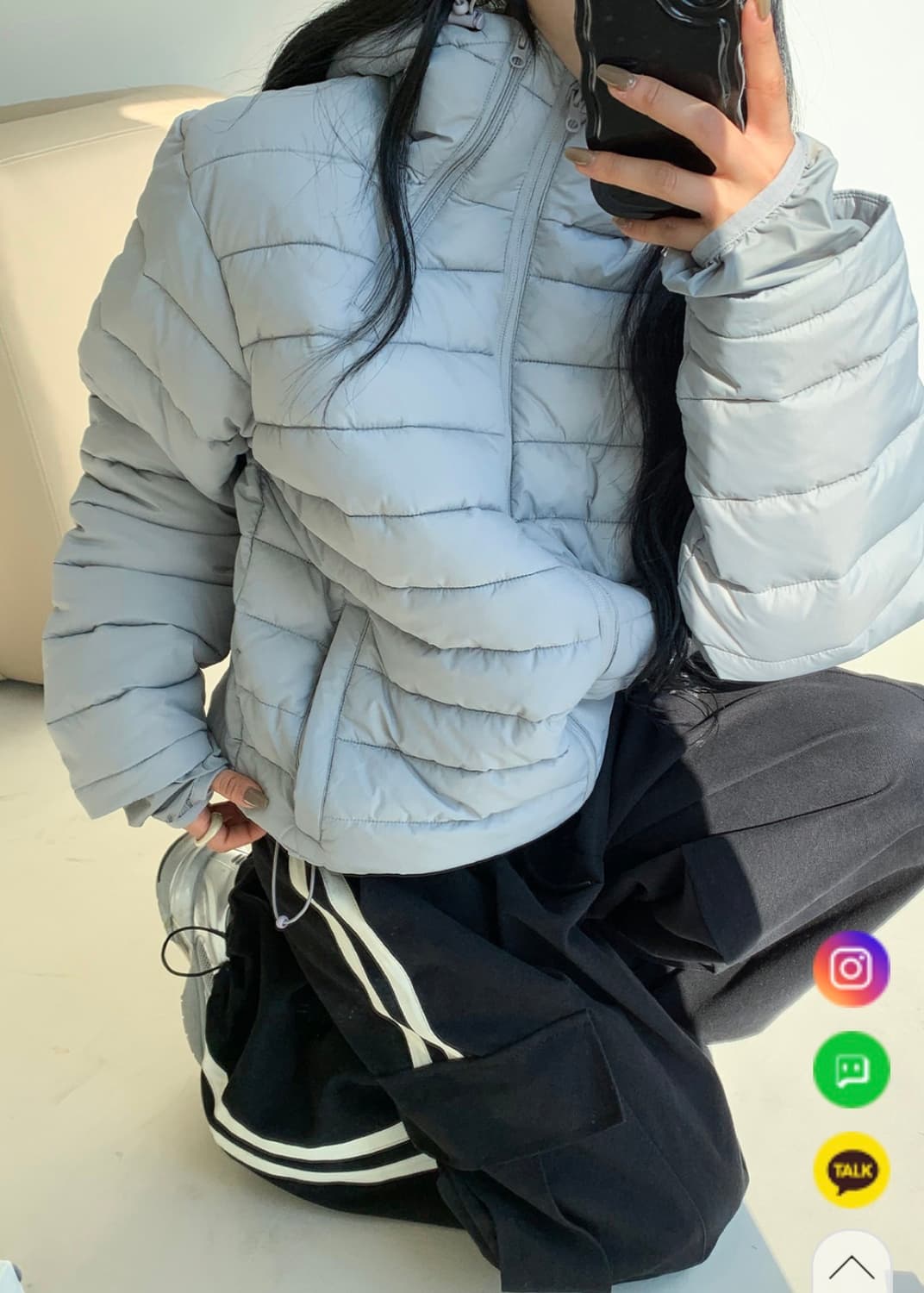 원가 112600원 경량패딩 새 것 상품이미지7