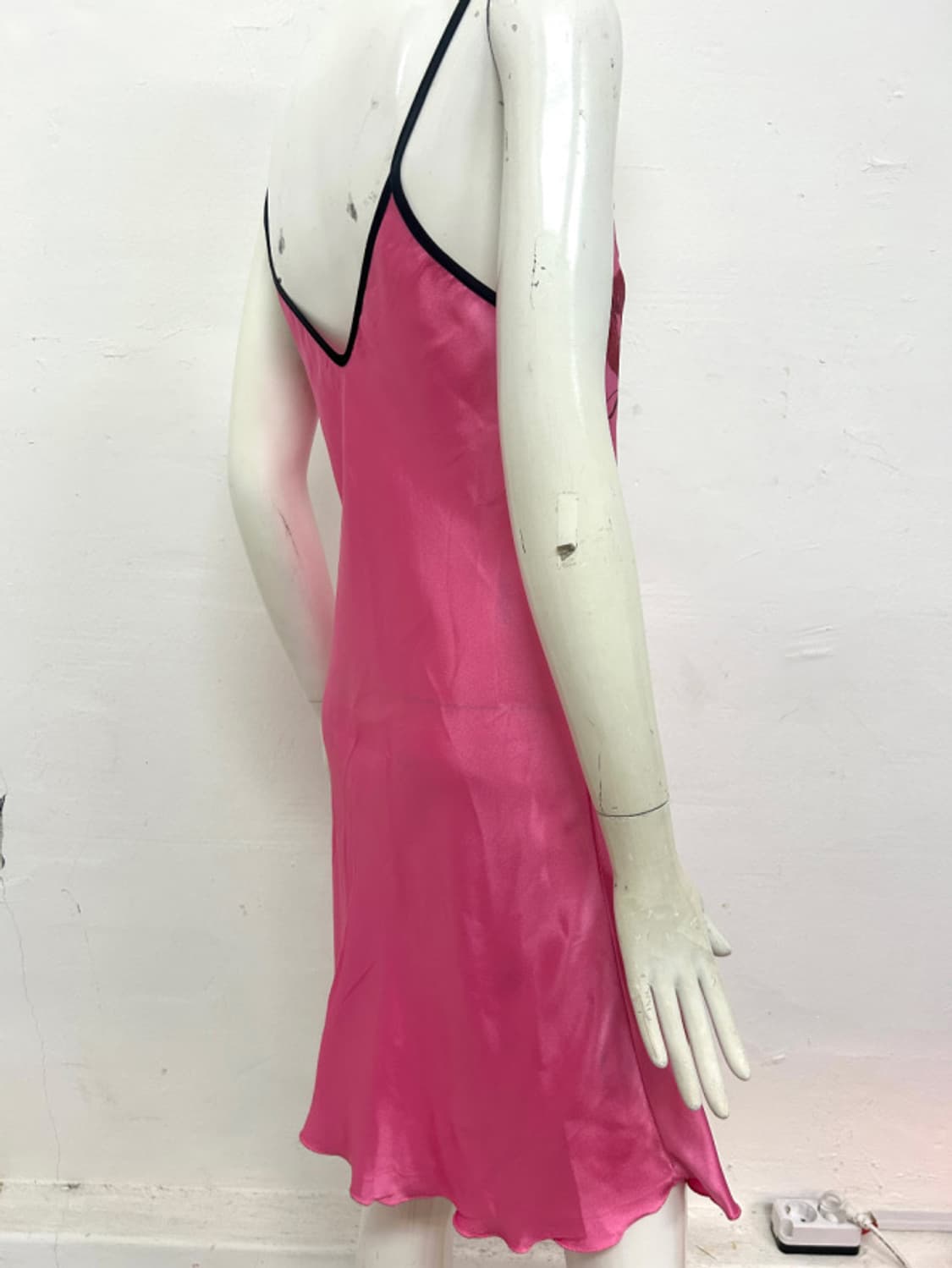 빈티지 핑크 실키 원피스🍃🥒🧠👙 상품이미지2