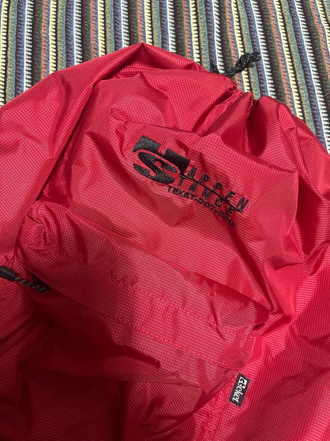 테켓 백팩 레드  상품이미지4