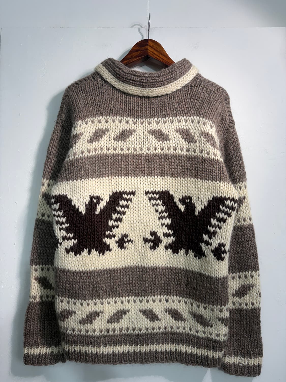 코위찬 (canadian sweater) heavy wool 100% 상품이미지2