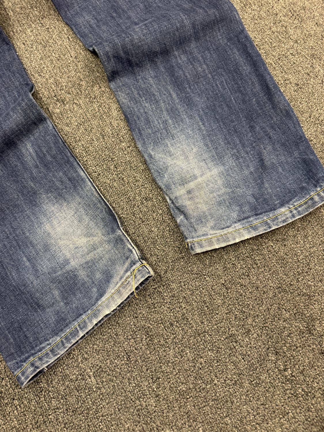 32)Wreck Shot 빈티지 워싱 포켓 프린팅 데님팬츠 상품이미지9