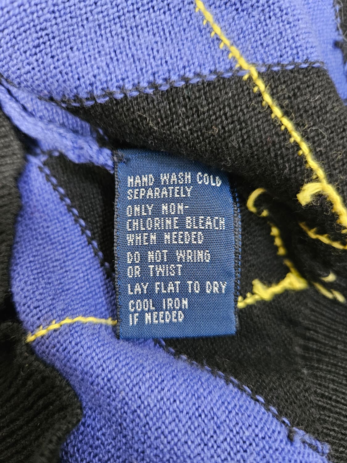 폴로 랄프로렌 골프 아가일 패턴 니트 베스트 M 상품이미지3