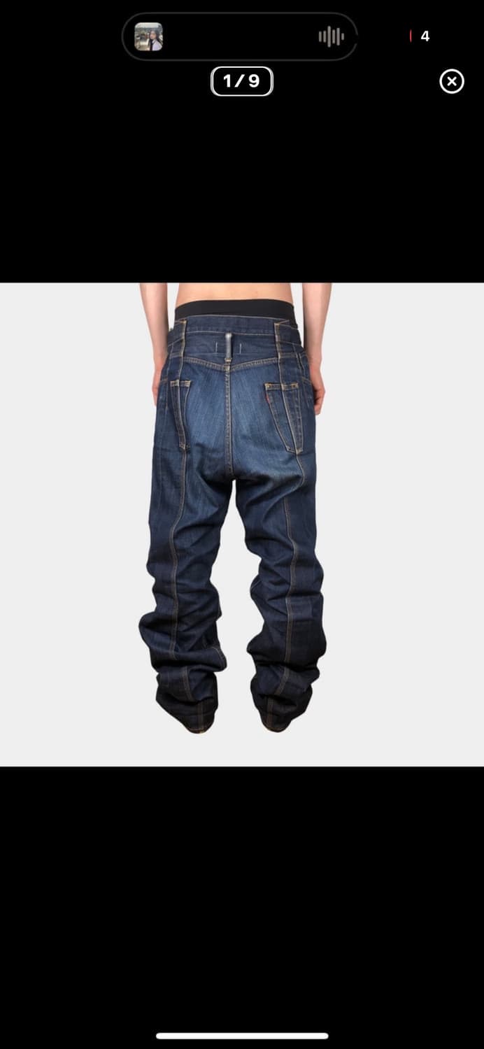 준야 와타나베 리바이스 절개 데님 상품이미지2