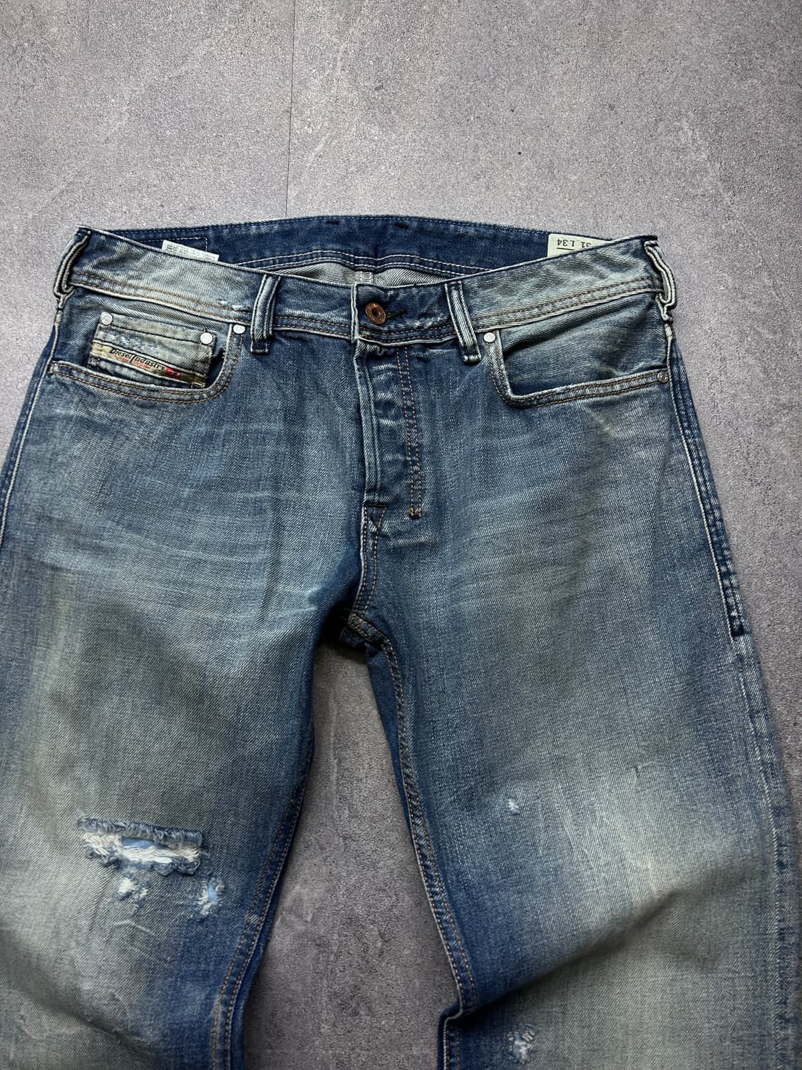 디젤 자티니 버튼 플라이 데님 팬츠 상품이미지4