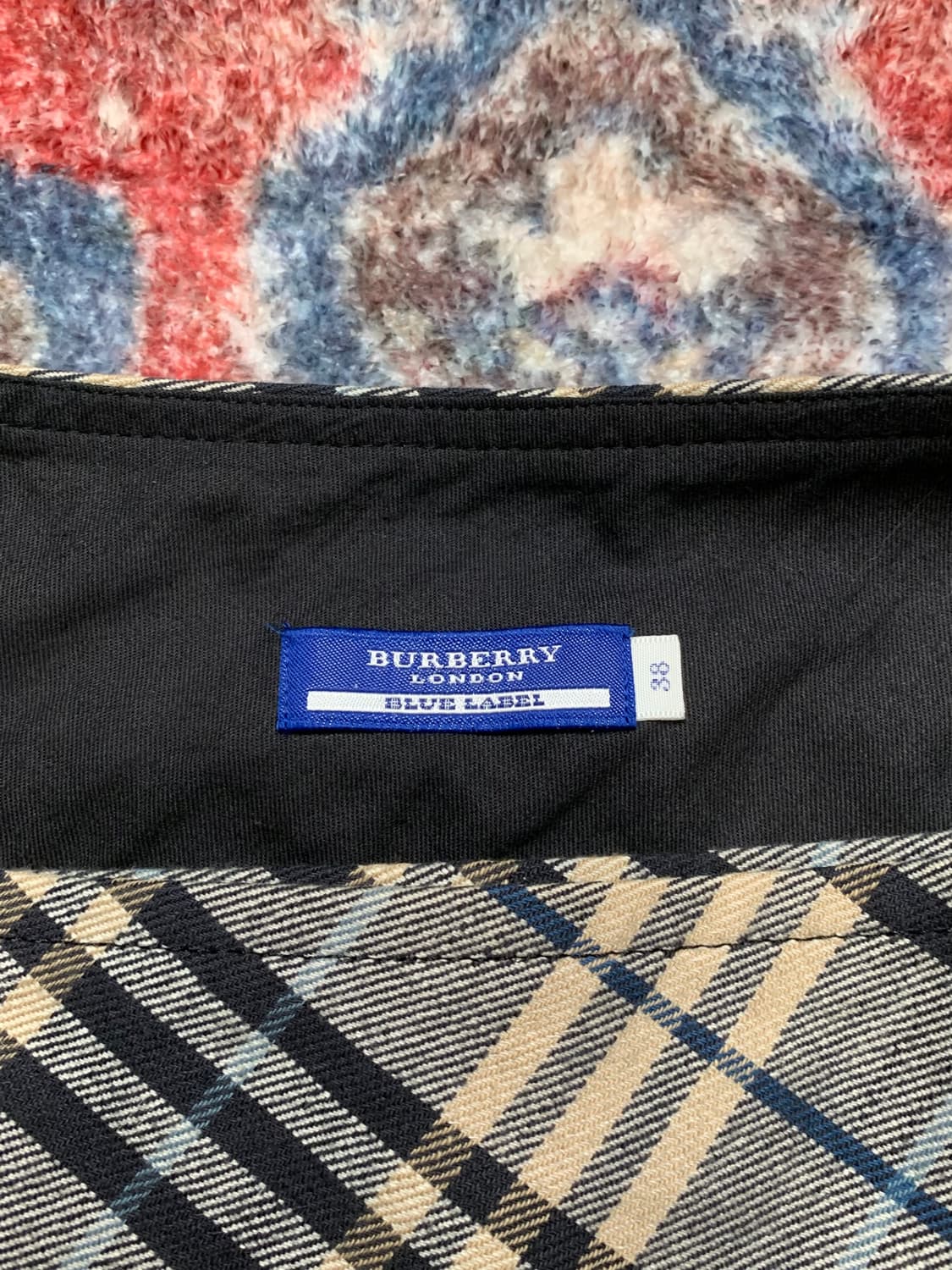 버버리 체크 사이드 버클 스커트 상품이미지3