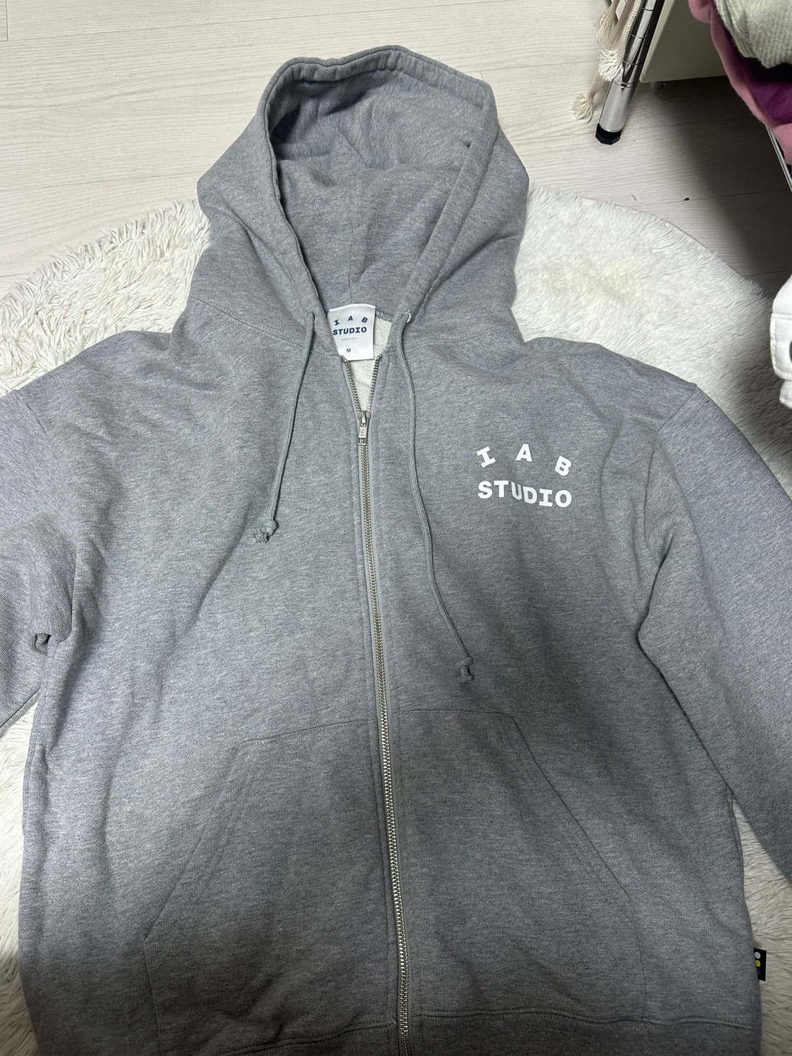 아이앱스튜디오 후드집업 그레이 상품이미지5