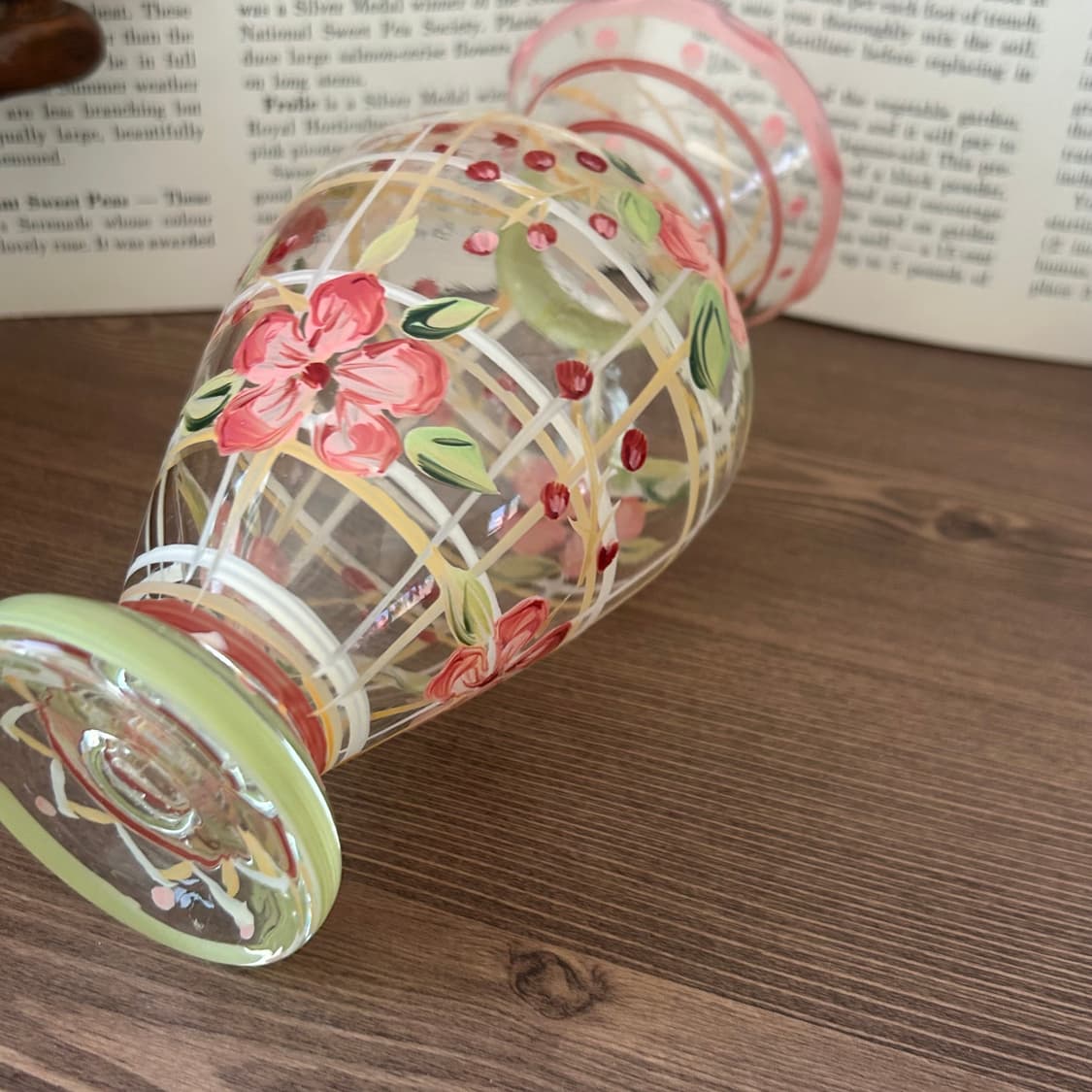 핸드페인티드 미국 빈티지 화병 꽃병  상품이미지7