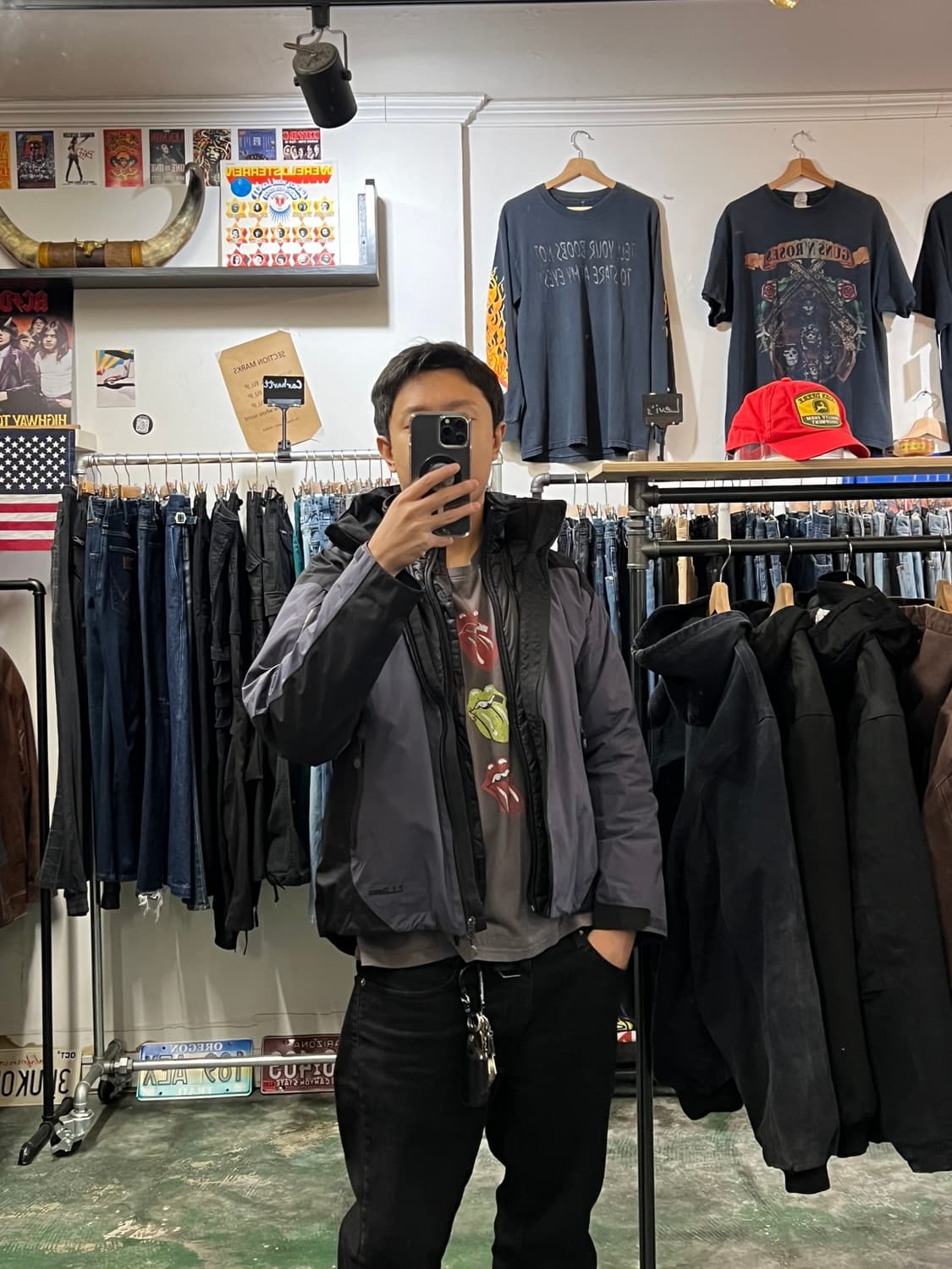 00's [M] 2in1 테크니컬 쉘 자켓 라이너 후드 하드쉘 세트 상품이미지2