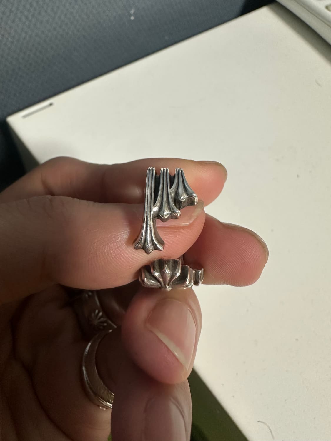 (14.5호) 크롬하츠 3ch 크로스 링 상품이미지8