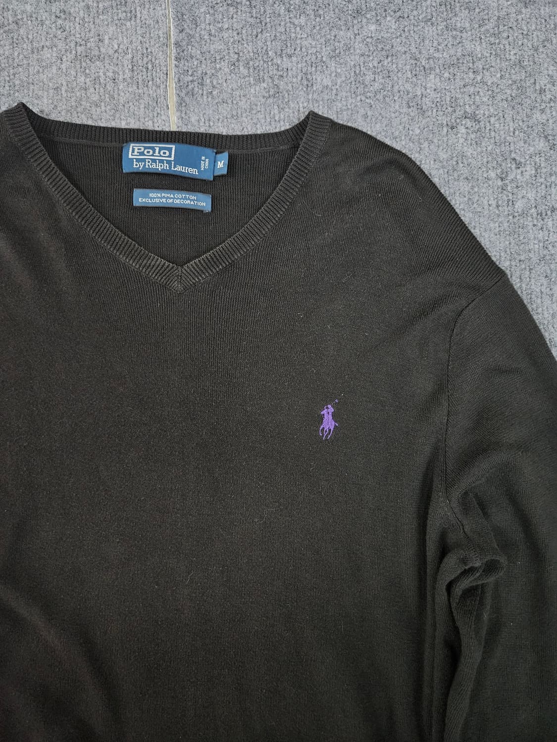 폴로 랄프로렌 브이넥 니트 급처 상품이미지2
