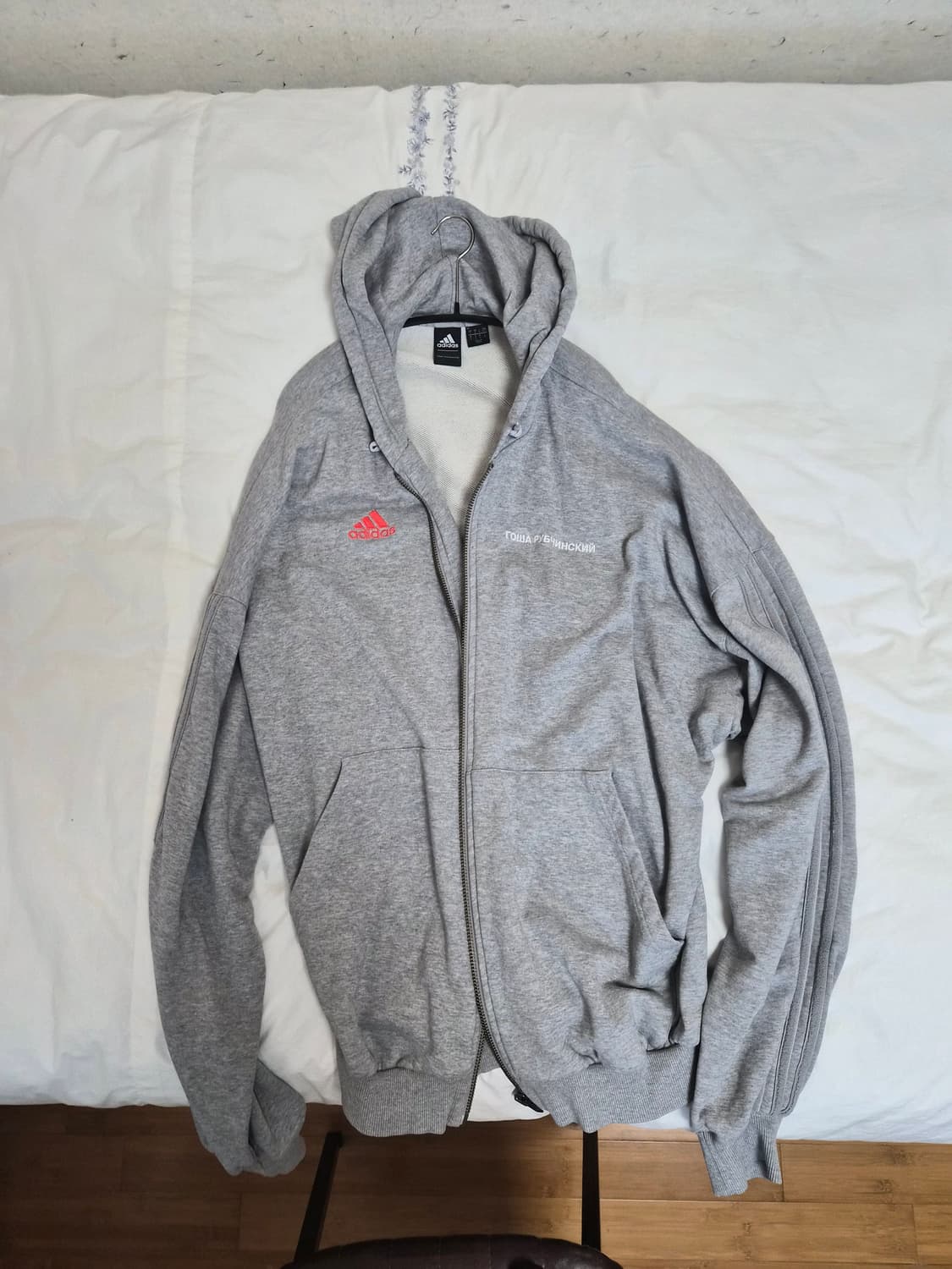 [S] 고샤루브친스키x아디다스 후드집업 그레이 상품이미지1