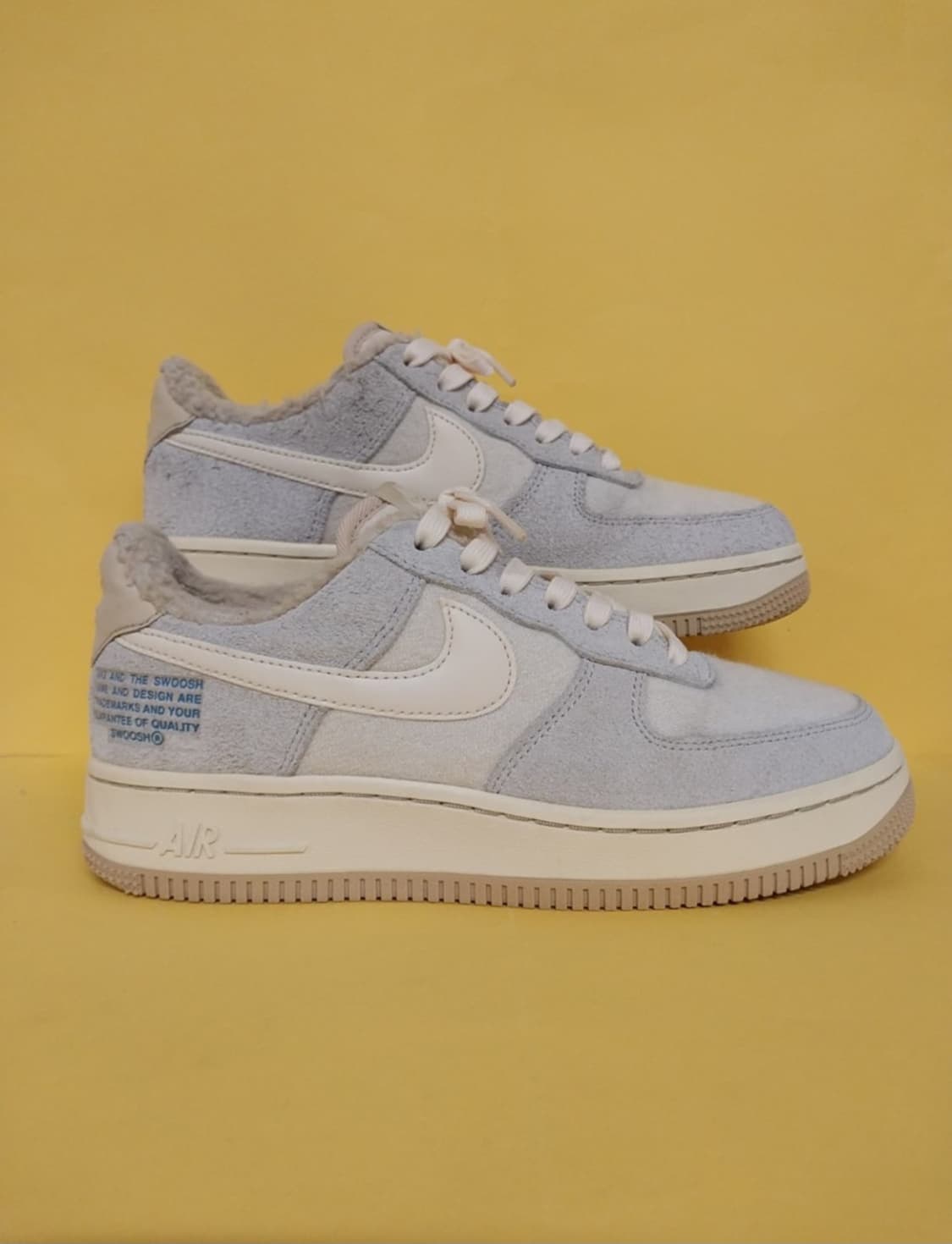 여성 나이키 에어포스 LV8 포톤 더스트 캐시미어 플리스 운동화 (240 상품이미지3