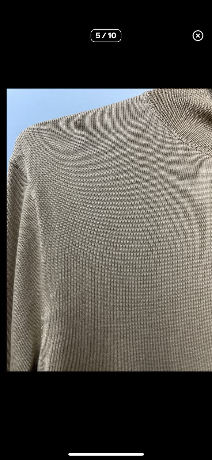 폴로랄프로렌 워셔블 울 터틀넥 베이지 니트 A3003 상품이미지5