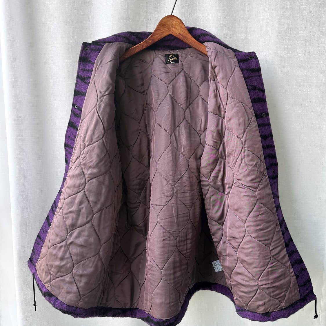 니들스 22AW 타이거 샤기 코치 재킷 퍼플 L 상품이미지8