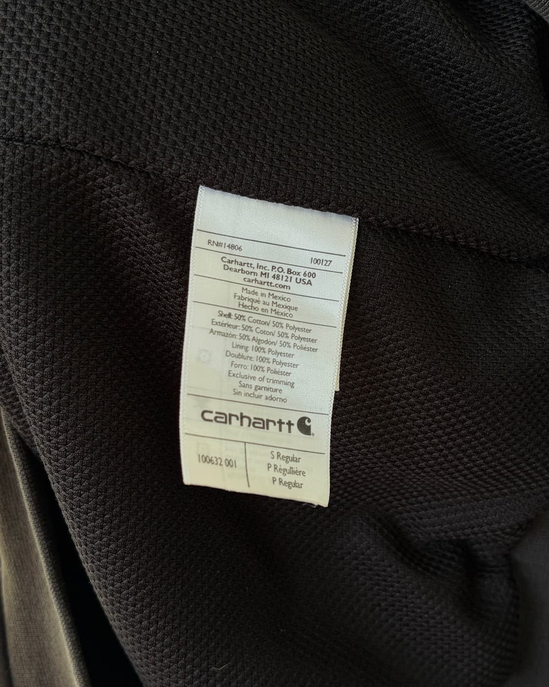 [M]칼하트 선페이드 써멀 레인디펜더 후드집업 상품이미지7