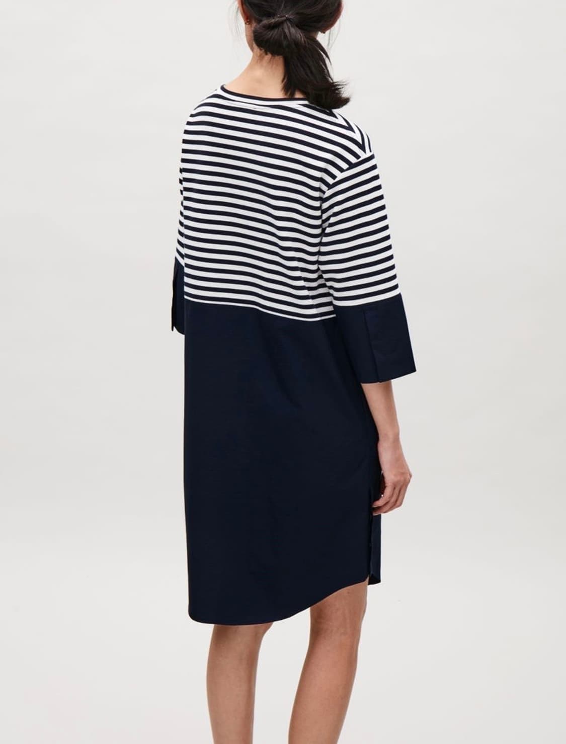 [코스] 여성 배색 원피스 S사이즈 상품이미지5