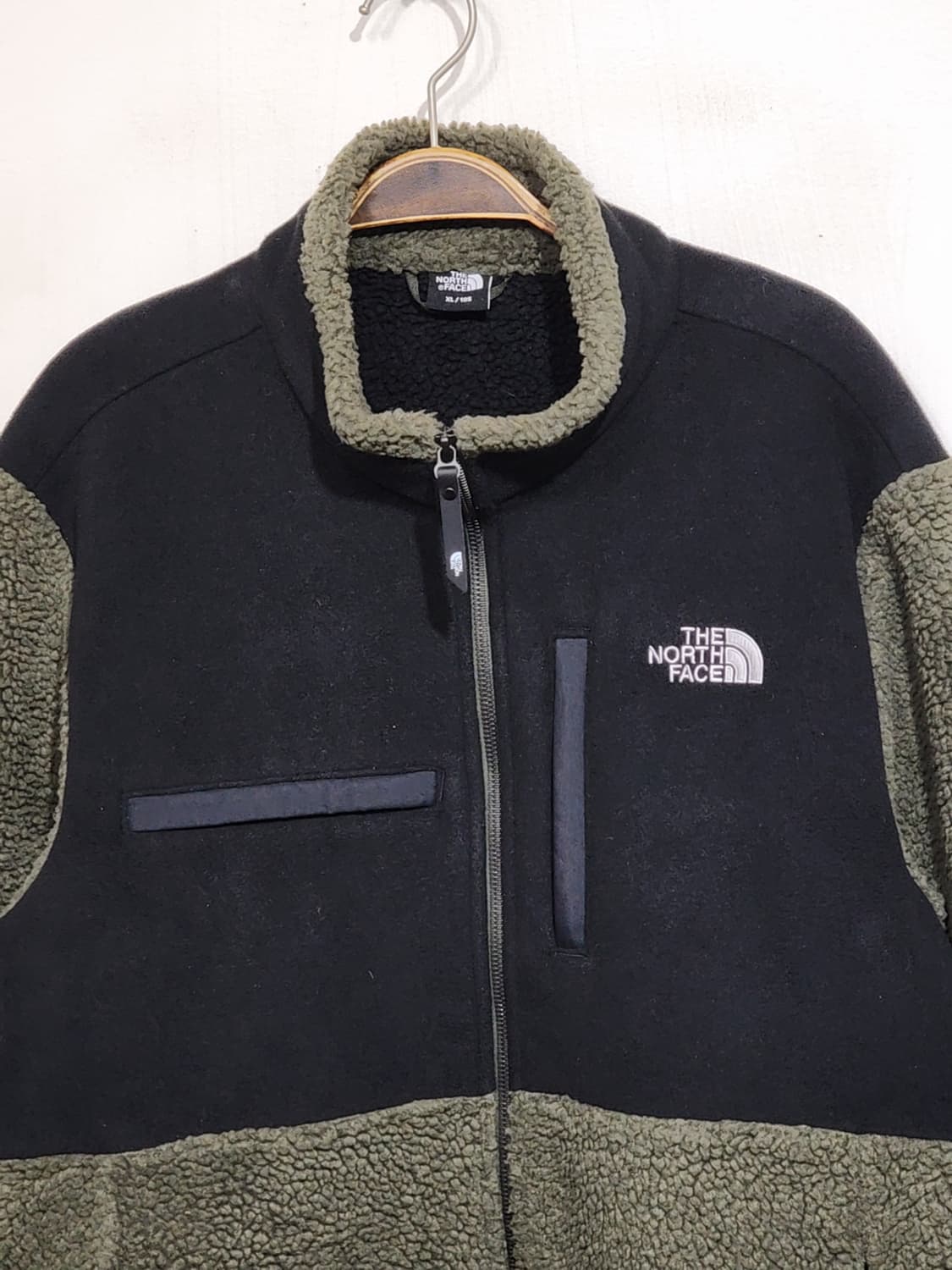 (XL) 노스페이스 후리스 점퍼 배색 뽀글이 플리스 자켓  상품이미지2
