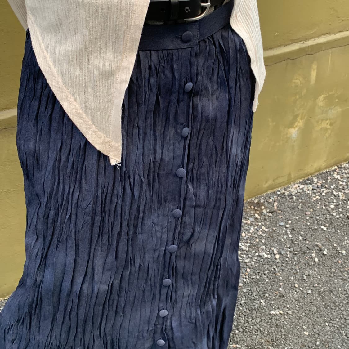 크리스트 처치 시어 플리츠 스커트 상품이미지4