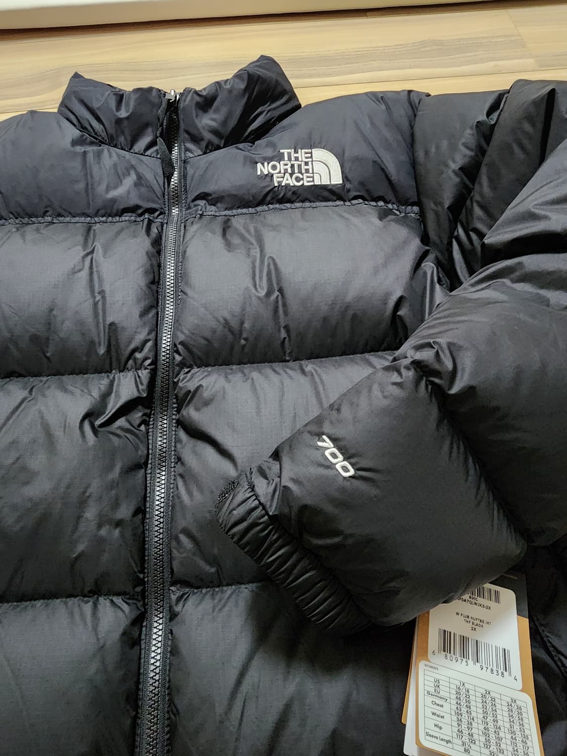 노스페이스눕시패딩구스다운점퍼블랙105 상품이미지4