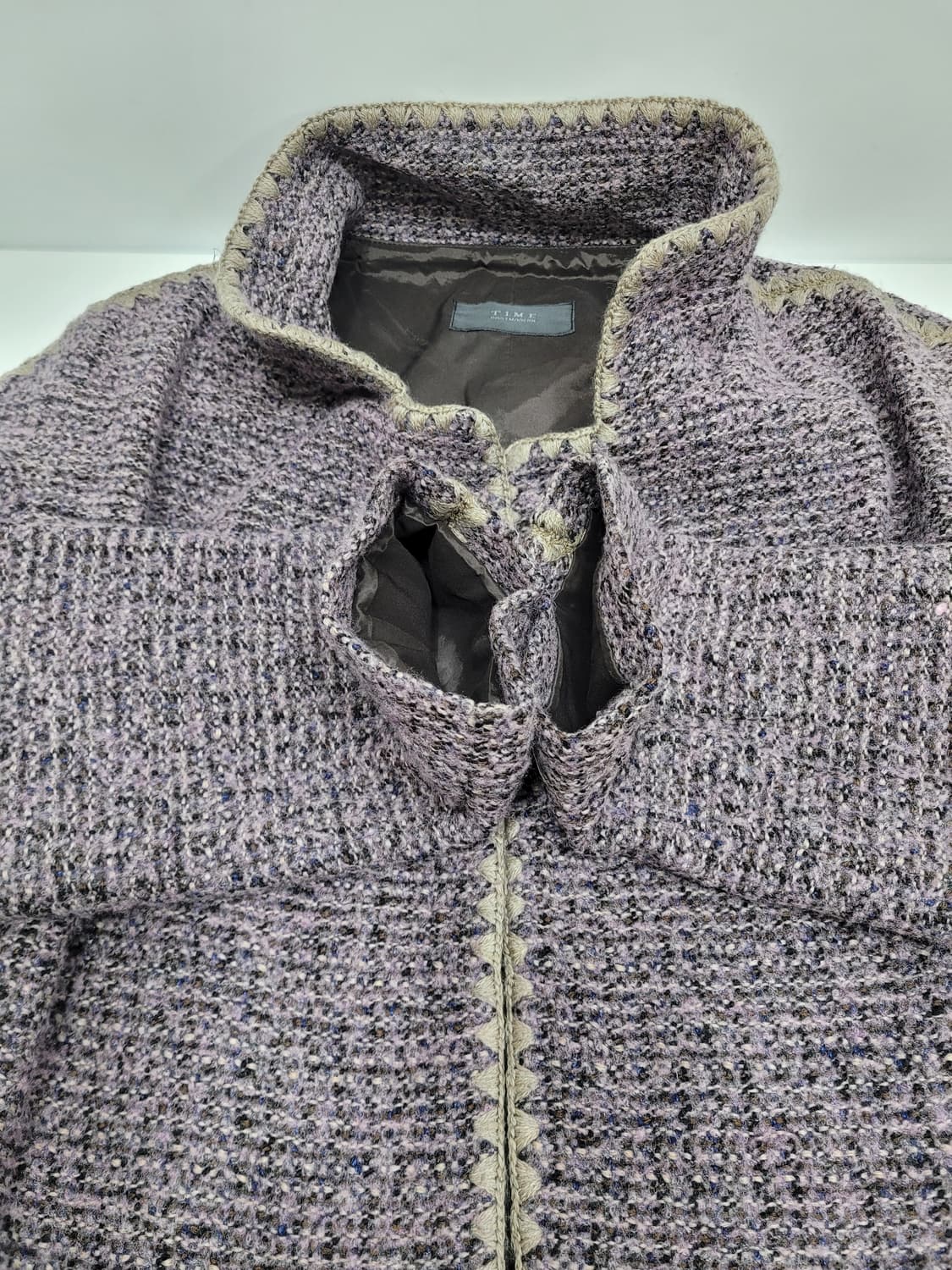 TIME 한섬 타임 트위드 오픈 코트 가디건 / 여 82-94-160
 상품이미지6