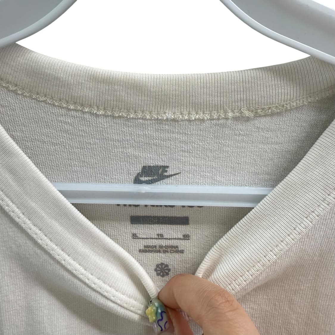 [XL] 나이키 화이트 반팔 상품이미지5
