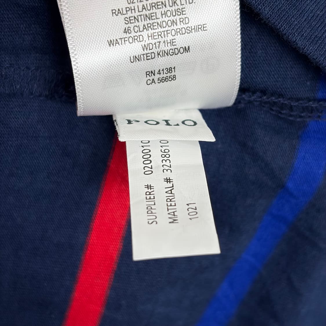 데드스탁 폴로 랄프로렌 스트라이프 반팔 티셔츠 상품이미지7