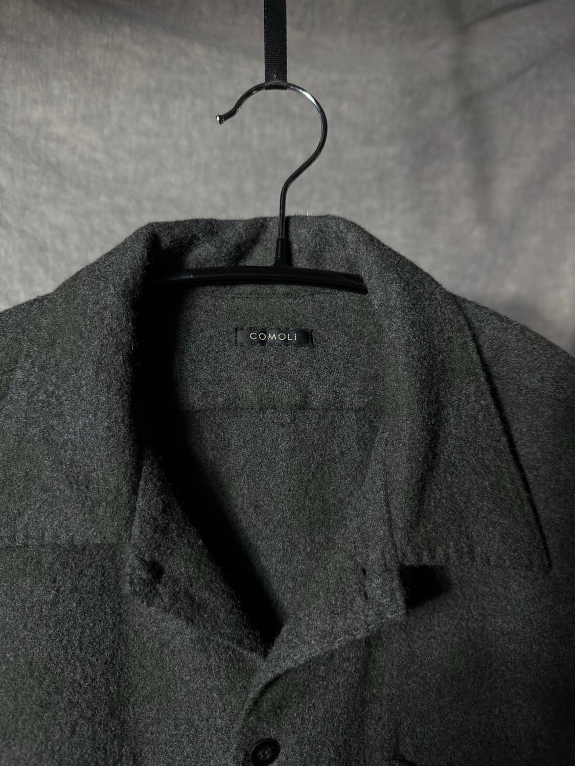 COMOLI Wool Cashmere Shirt 상품이미지5